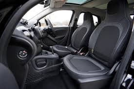 Clean car interior